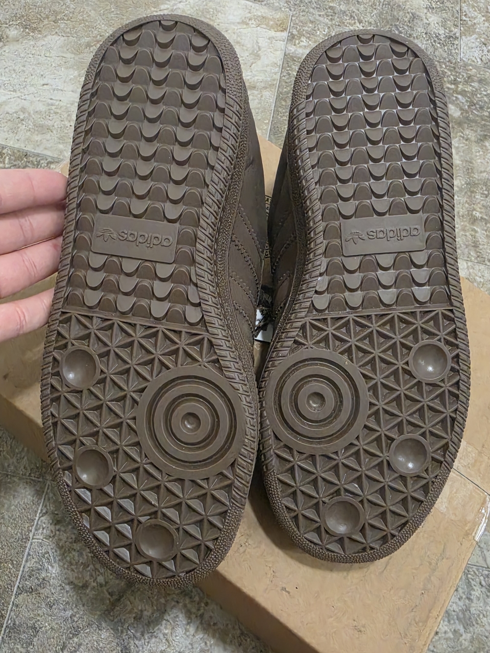 Adidas Originals Samba XLG "Triple Brown" - Women's 8.5 / Men's 7.5 - NWOB - Picture 6 of 8